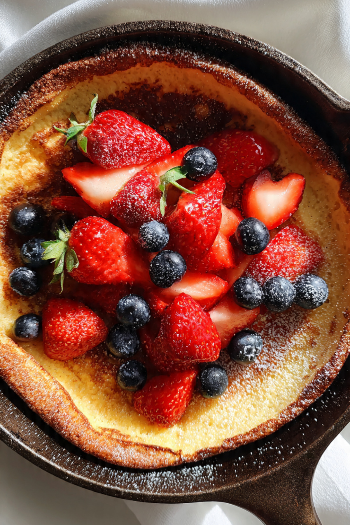 Berry Ricotta Puff Pancake