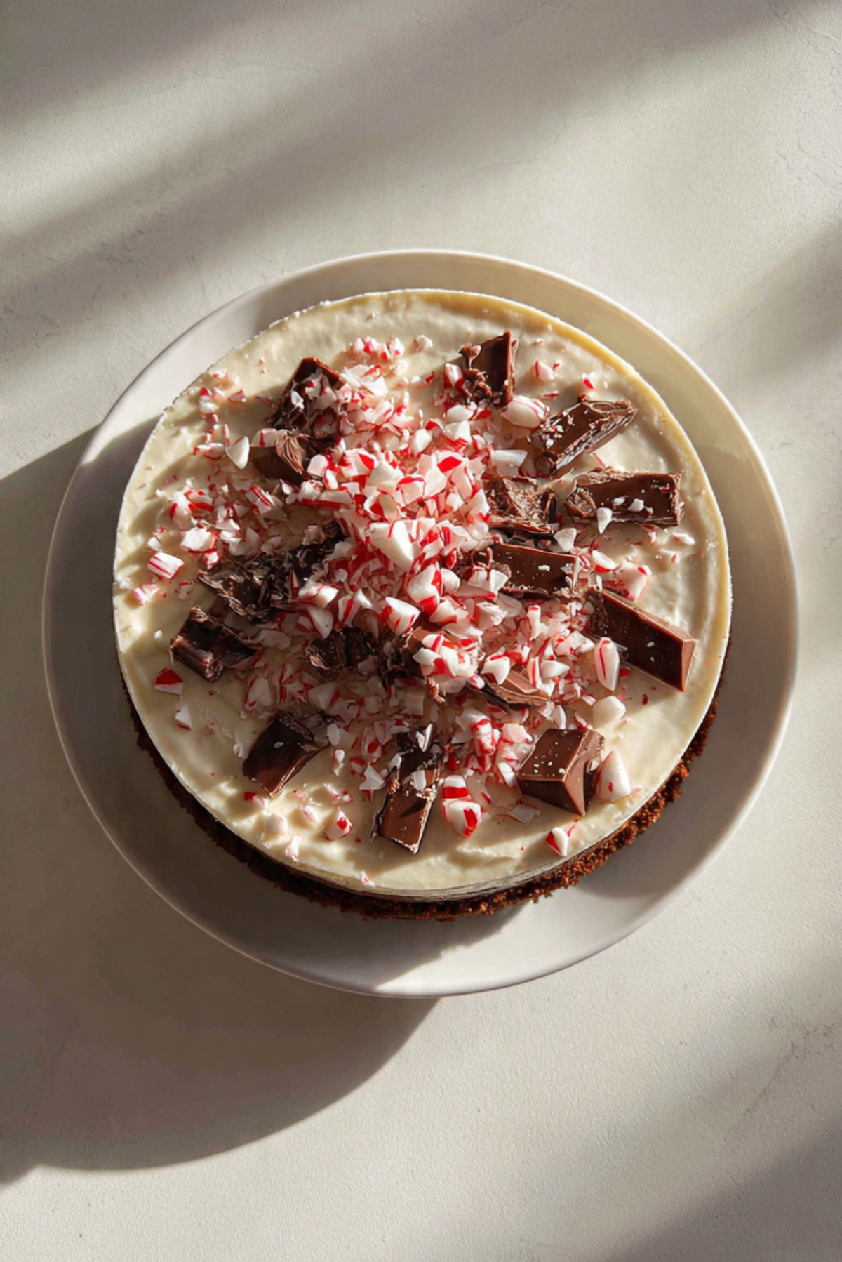 Peppermint Bark Cheesecake Recipe