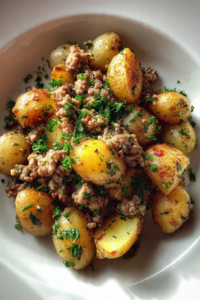 Ground Turkey with Potatoes
