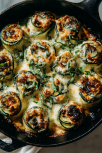 Three Cheese Zucchini Rollatini