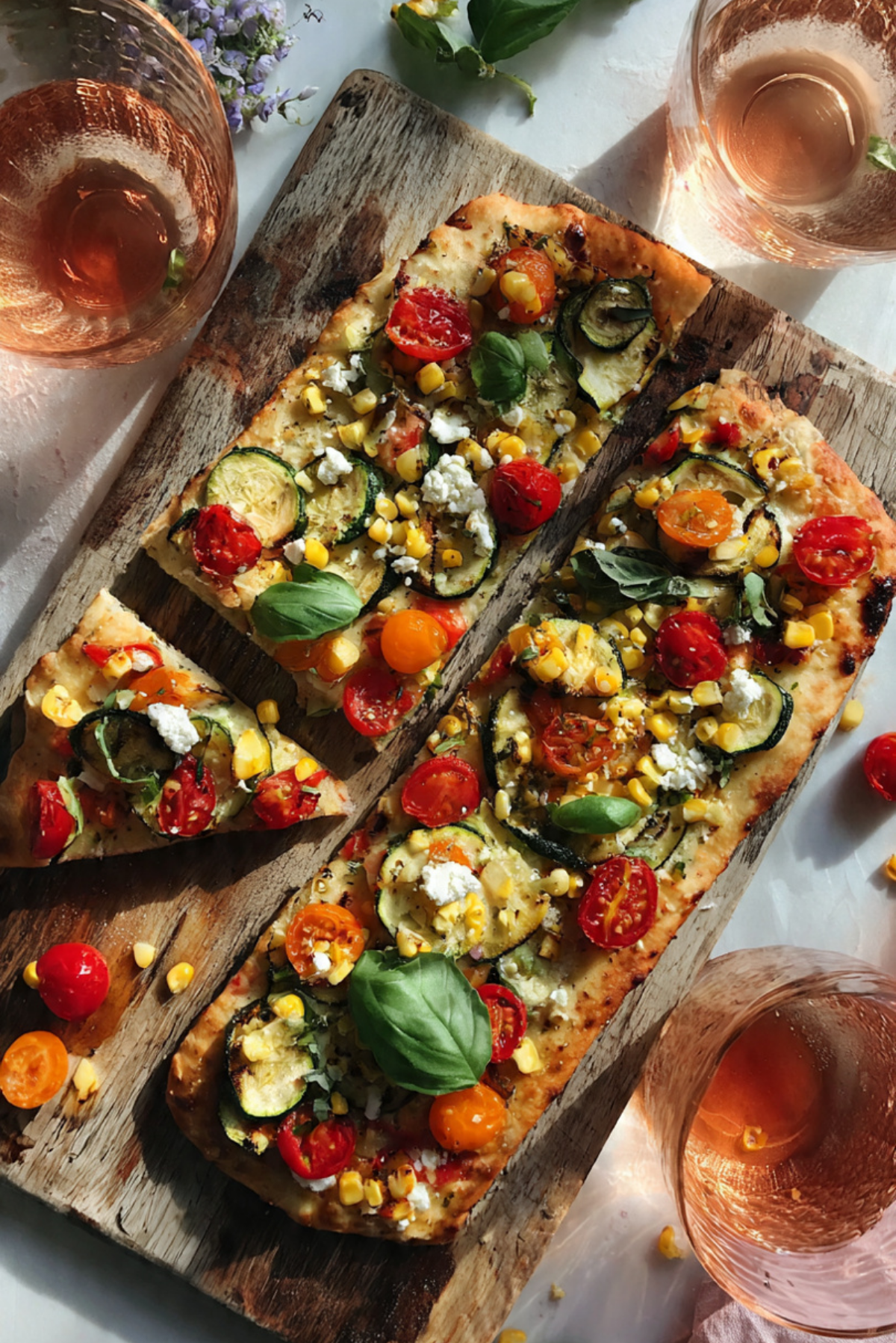 Summer Veggie Flatbread