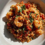Shrimp & Bulgur Pilaf