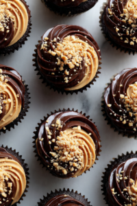 Peanut Butter Truffle Cupcakes