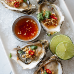 Fresh oysters, ponzu jelly & orange recipe