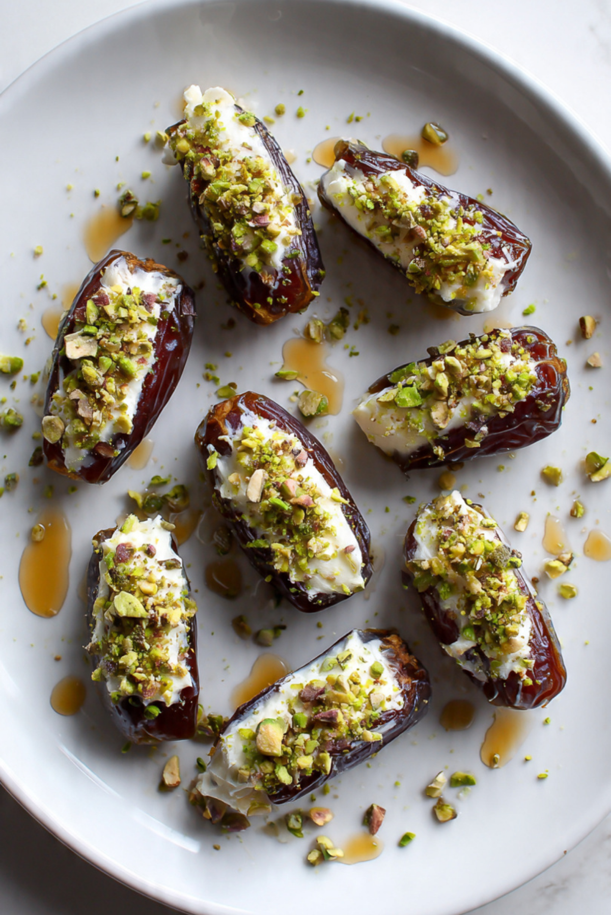 sweet mascarpone stuffed dates