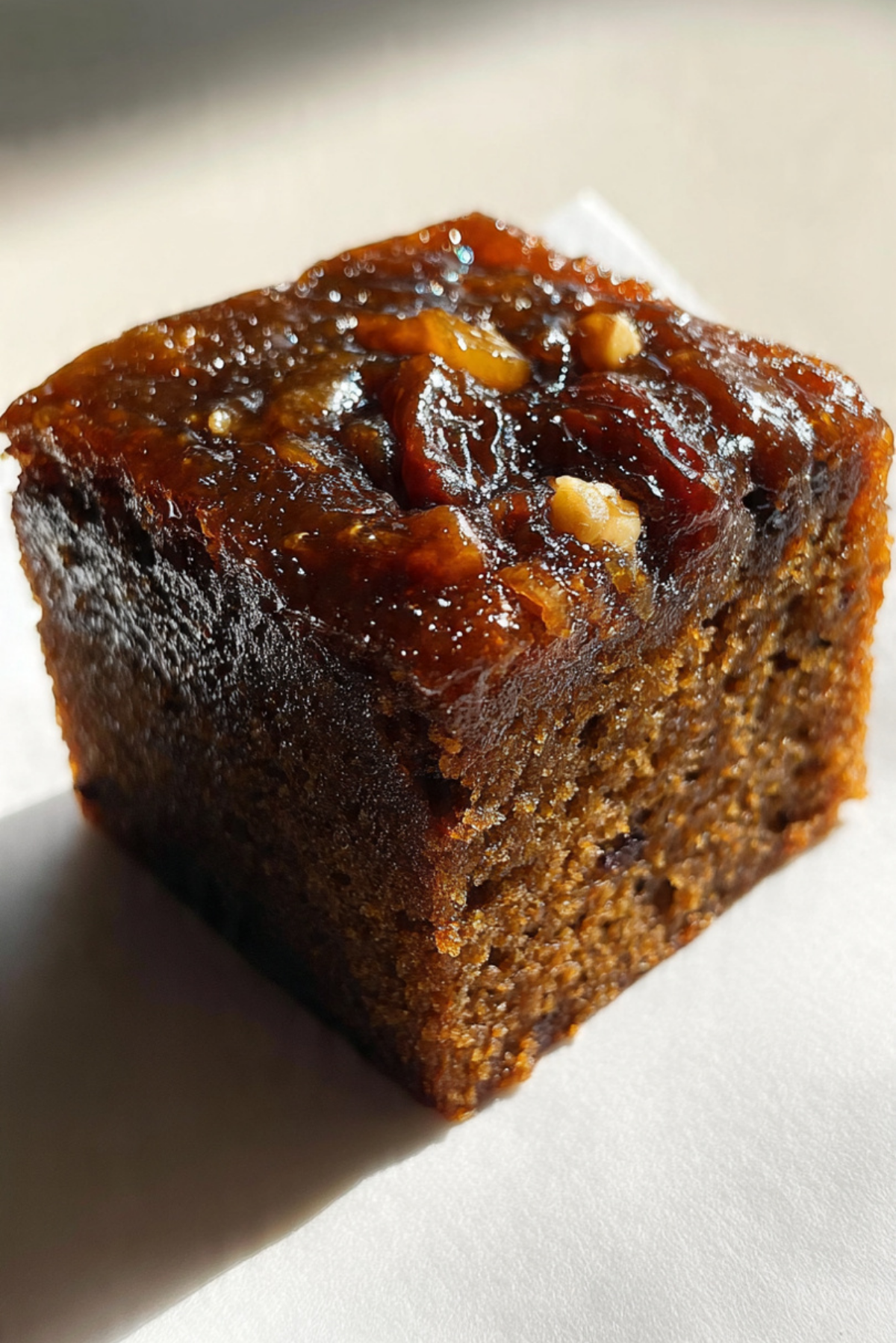 Date Molasses Cake
