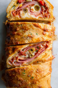 Cheesy Stuffed Stromboli