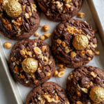 Ferrero Rocher Nutella Cookies