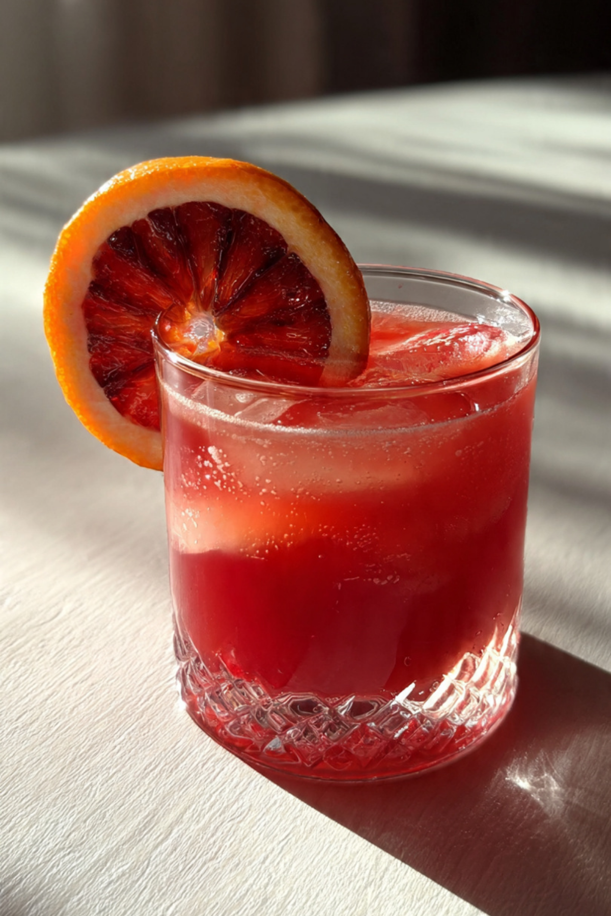 Blood Orange-Vanilla Shrub