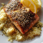 Za'atar Roasted Salmon with Lemon