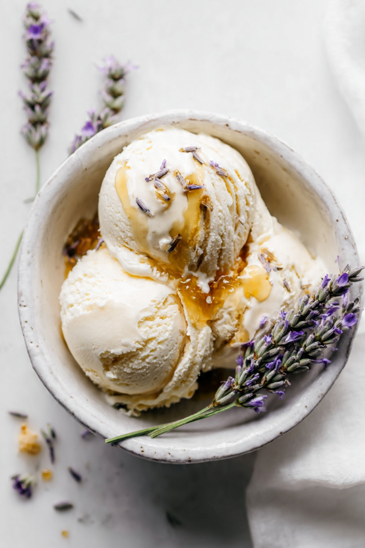 Honey Lavender Ice Cream