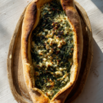 Pide with Spanakopita Filling