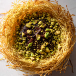 Kataifi Pistachio Chocolate Tart