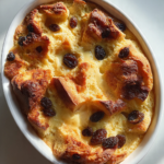 Classic bread and butter pudding