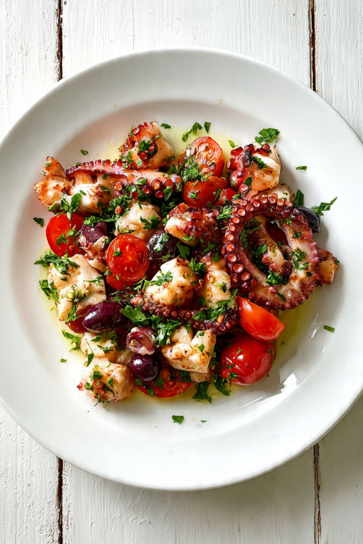 Octopus salad