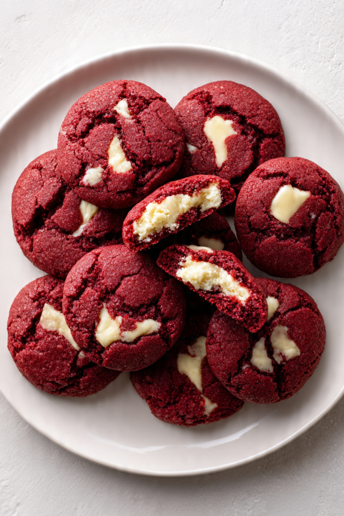 Red Velvet Cheesecake Cookies