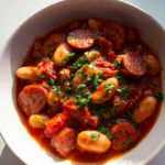 Butter bean & chorizo stew