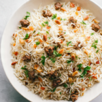 Turkish lamb pilau