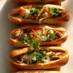 Vietnamese chicken baguettes (Bhan Mi)