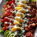 Cobb salad with buttermilk ranch dressing