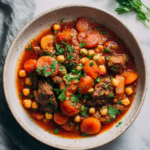 Lamb & apricot stew