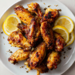 Chicken wings with cumin, lemon & garlic