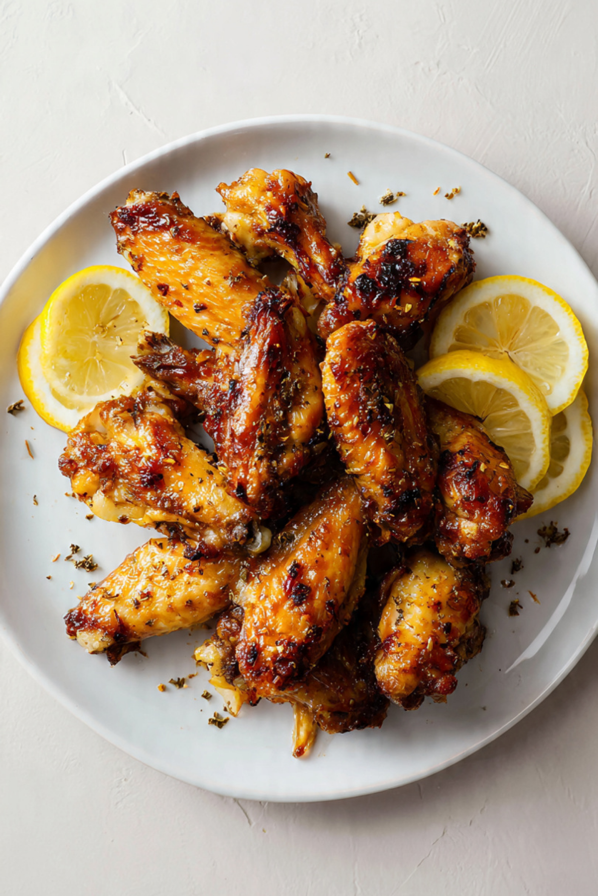 Chicken wings with cumin, lemon & garlic