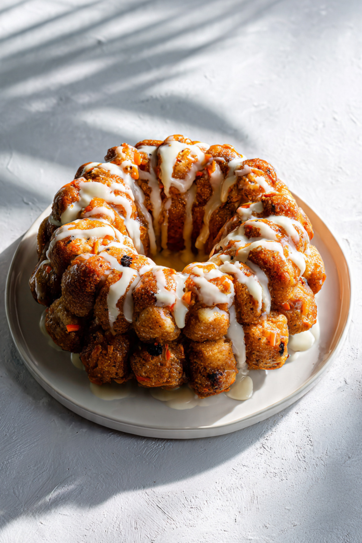 Carrot cake monkey bread