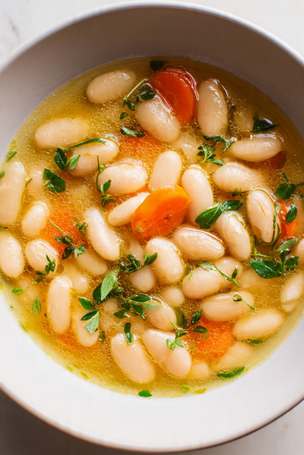 Homemade Brothy White Beans
