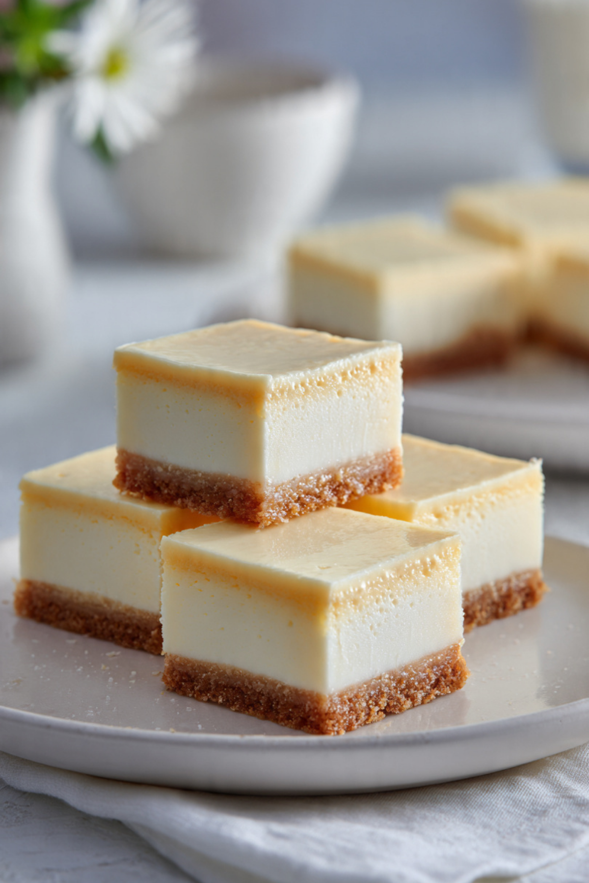 Vanilla Custard Cream Squares
