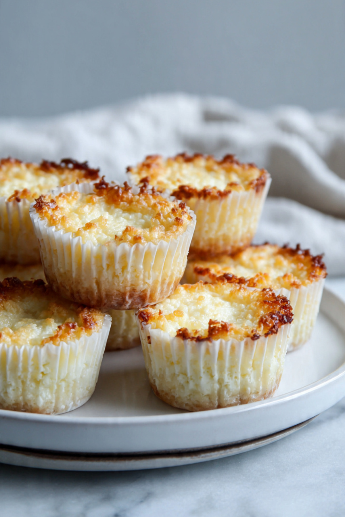 Cottage Cheese Cheesecake Muffin Cups